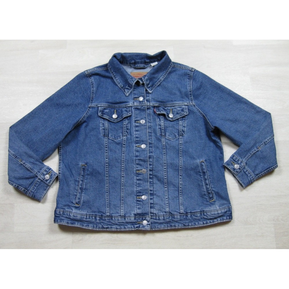 Levi's Original Trucker Jacket Women's Plus Size (2X) Stretch Denim Jean
